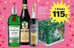 SuperBrugsen Tanqueray Gin, Fernet-Branca Bitter, Pure Shots eller Underberg Box tilbud