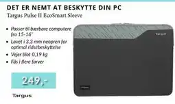 CBC Targus Pulse II EcoSmart Sleeve, DKK 249 tilbud