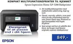 CBC Epson Expression Home XP-5200 blækprinter, DKK 849 tilbud
