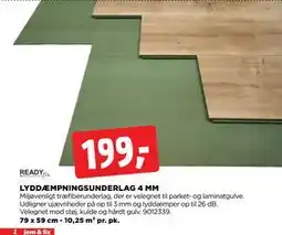 jem & fix LYDDÆMPNINGSUNDERLAG 4 MM, DKK 199 tilbud