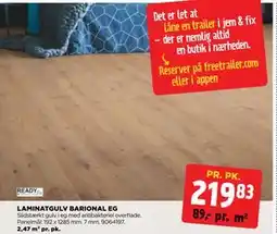 jem & fix LAMINATGULV BARIONAL EG, DKK 219.83 tilbud