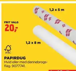 jem & fix PAPIRDUG, DKK 20 tilbud
