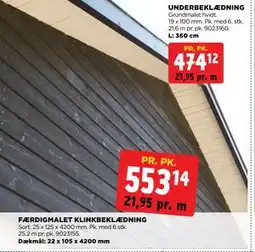 jem & fix UNDERBEKLÆDNING, DKK 474.12 tilbud