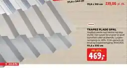 jem & fix TRAPEZ PLADE OPAL, DKK 469 tilbud