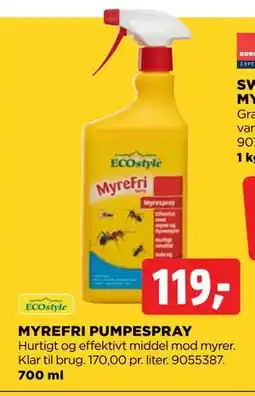 jem & fix MYREFRI PUMPESPRAY, DKK 119 tilbud