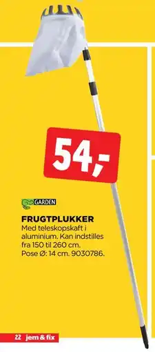 jem & fix FRUGTPLUKKER, DKK 54 tilbud
