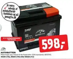 jem & fix AUTOBATTERI, DKK 598 tilbud