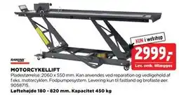 jem & fix MOTORCYKELLIFT, DKK 2999 tilbud