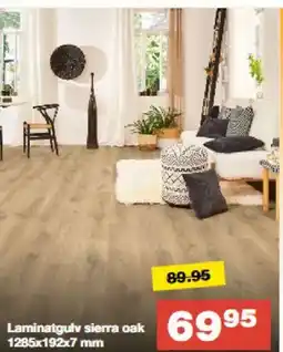 Bauhaus Laminatgulv sierra oak tilbud