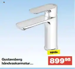 Bauhaus Gustavsberg håndvaskarmatur tilbud