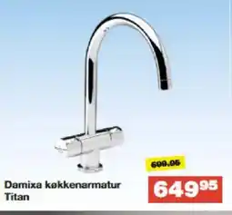Bauhaus Damixa køkkenarmatur Titan tilbud