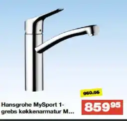 Bauhaus Hansgrohe MySport 1- grebs køkkenarmatur M tilbud