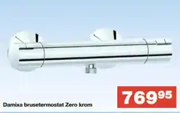 Bauhaus Damixa brusetermostat Zero krom tilbud
