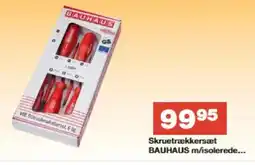 Bauhaus Skruetrækkersæt BAUHAUS m/isolerede... tilbud
