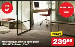 Bauhaus Alloc vinylgulv Zenn 55 porto plank tilbud