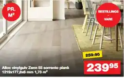 Bauhaus Alloc vinylgulv Zenn 55 sorrento plank tilbud