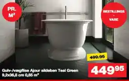 Bauhaus Gulv-/vægflise Ajour sildeben Teal Green tilbud