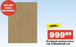 Bauhaus Bordplade laminat stone oak tilbud