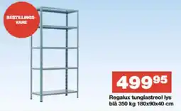 Bauhaus Regalux tunglastreol lys blå tilbud