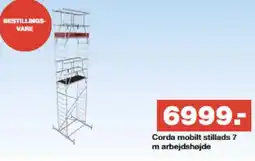 Bauhaus Corda mobilt stillads arbejdshøjde tilbud
