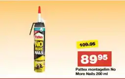 Bauhaus Pattex montagelim No More Nails tilbud