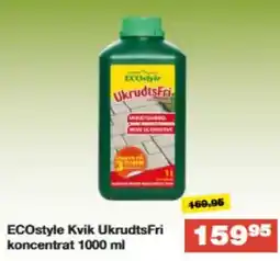 Bauhaus ECOstyle Kvik UkrudtsFri koncentrat tilbud