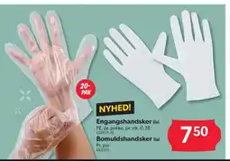 BigDollar Engangshandsker tilbud