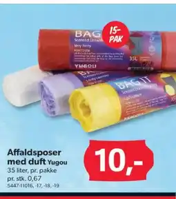 BigDollar YUGOU Affaldsposer med duft tilbud