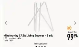 Imerco Mixology by CASA Living Sugerør tilbud