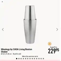 Imerco Mixology by CASA Living Boston Shaker tilbud