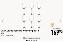 Imerco CASA Living Toscana Hvidvinsglas tilbud