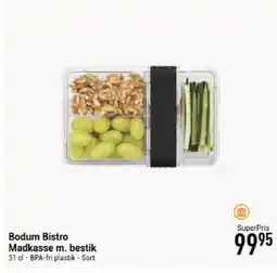 Imerco Bodum Bistro Madkasse m. bestik tilbud