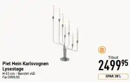 Imerco Piet Hein Karlsvognen Lysestage tilbud