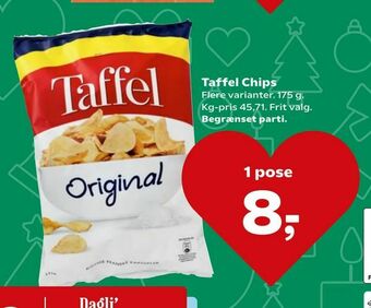 Dagli'Brugsen Taffel Chips tilbud