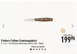 Imerco Fiskars Folken Grøntsagskniv tilbud