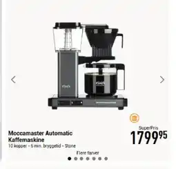 Imerco Moccamaster Automatic Kaffemaskine tilbud