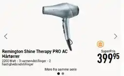 Imerco Remington Shine Therapy PRO AC Hårtørrer tilbud