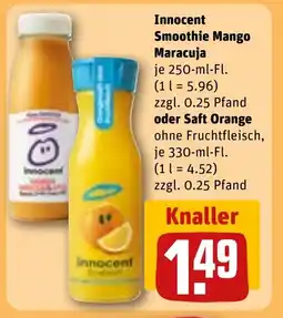 REWE DE Innocent Smoothie Mango Maracuja tilbud