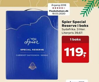 Dagli'Brugsen Spier Special Reserve i boks tilbud