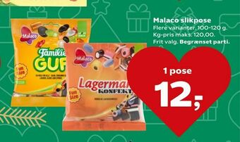 Dagli'Brugsen Malaco slikpose tilbud