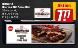 REWE DE RibWorld Bourbon BBQ Spare Ribs tilbud