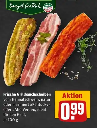 REWE DE Frische Grillbauchscheiben tilbud