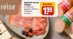 REWE DE Spanischer Serrano Schinken tilbud