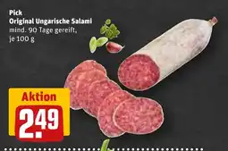 REWE DE Pick Original Ungarische Salami tilbud