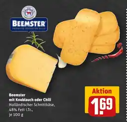 REWE DE Beemster mit Knoblauch oder Chili tilbud