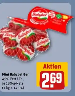 REWE DE Mini Babybel 9er tilbud