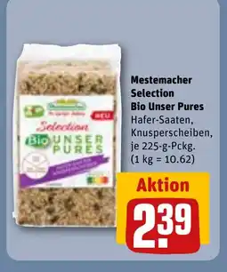 REWE DE Mestemacher Selection Bio Unser Pures tilbud