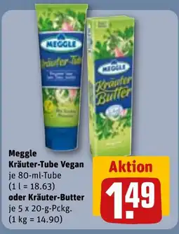 REWE DE MEGGLE Kräuter-Tube Vegan tilbud