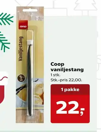 Kvickly Coop vaniljestang tilbud