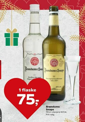 Kvickly Brøndums Snaps tilbud